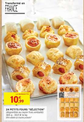 24 petits fours sélection