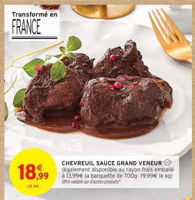 Chevreuil Sauce Grand Veneur