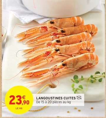 Langoustines Cuites