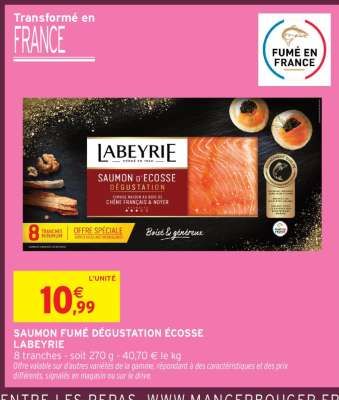 SAUMON FUMÉ DÉGUSTATION ÉCOSSE LABEYRIE