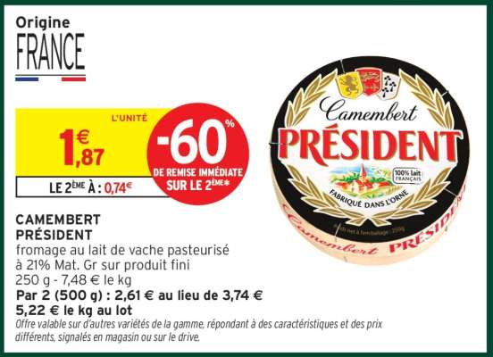 Camembert Président