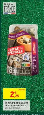 18 Œufs de cailles