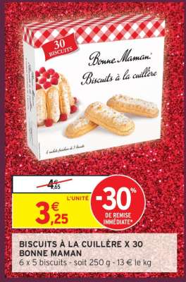 BISCUITS À LA CUILLÈRE X 30 BONNE MAMAN
