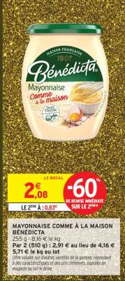 MAYONNAISE COMME À LA MAISON BÉNÉDICTA