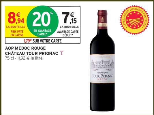 AOP Médoc Rouge Château Tour Prignac