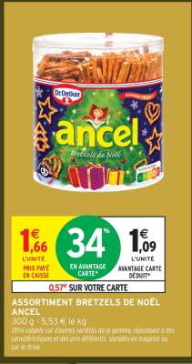 Assortiment Bretzels de Noël Ancel