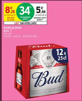 Bière Blonde 'Bud'