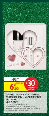 Coffret Tendrement Eau de Parfum 100ml + Vaporisateur Sac 10ml