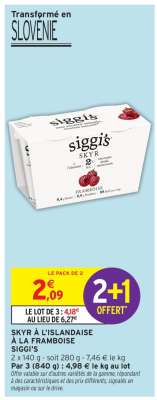 Siggi's Skyr à la Framboise