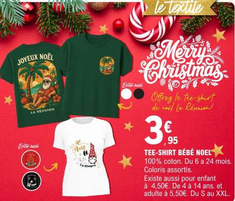 TEE-SHIRT BÉBÉ NOEL