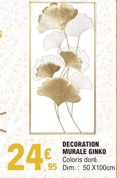 DECORATION MURALE GINKO