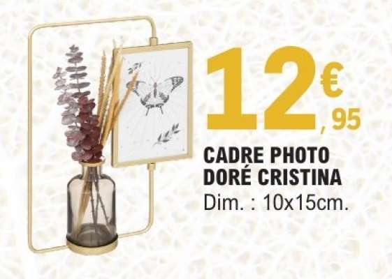 CADRE PHOTO DORÉ CRISTINA