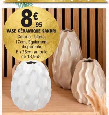 VASE CÉRAMIQUE SANDRI