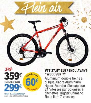 VTT 27,5” Suspendu Avant “WOODSUN”
