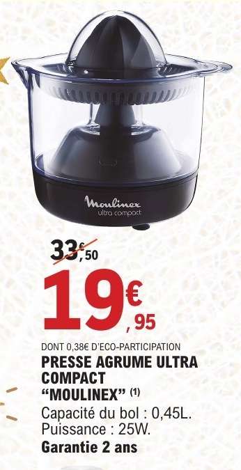 PRESSE AGRUME ULTRA COMPACT "MOULINEX"