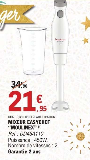 MIXEUR EASYCHEF "MOULINEX"