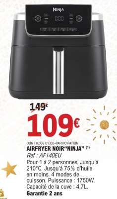 AIRFRYER NOIR“NINJA”