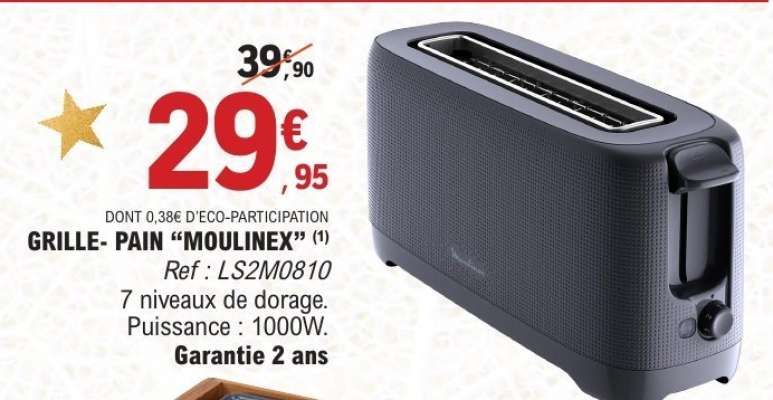 Grille Pain Moulinex