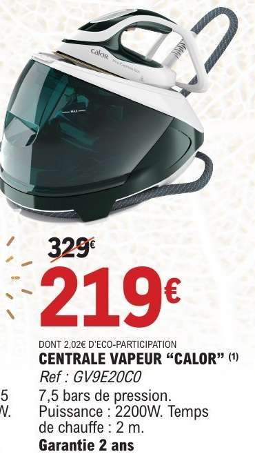 Centrale Vapeur Calor