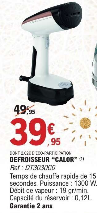 DÉFROISSEUR “CALOR”