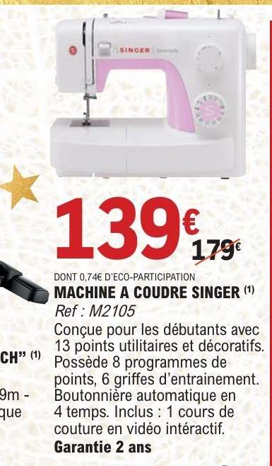 MACHINE À COUDRE “SINGER”