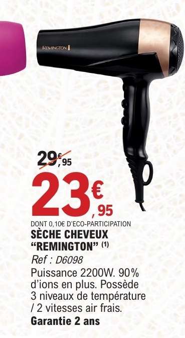 SÈCHE CHEVEUX “REMINGTON”
