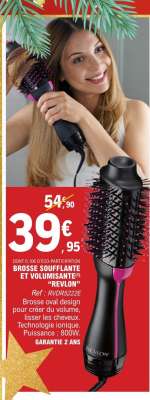Brosse soufflante et volumisante "Revlon"