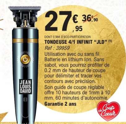 TONDEUSE 4/1 INFINIT "JLD"