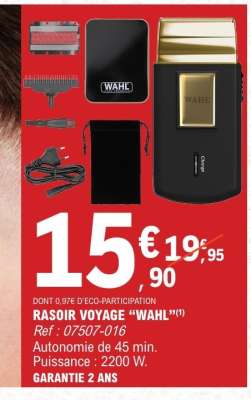 RASOIR VOYAGE 'WAHL'