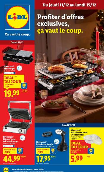 Catalogue Lidl - 11/12/2025 - 15/12/2025.