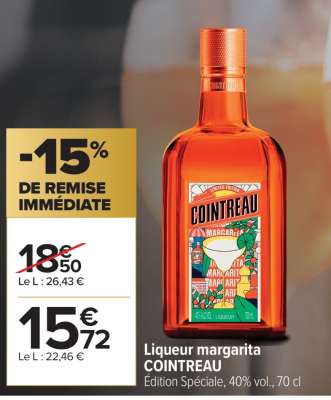 Liqueur margarita COINTREAU