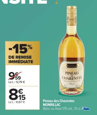 Pineau des Charentes Monrillac
