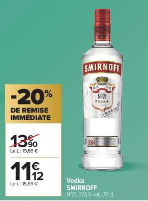 VODKA "SMIRNOFF"