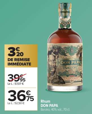Rhum DON PAPA