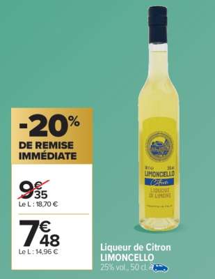 Liqueur de citron Limoncello