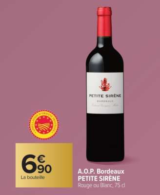 A.O.P. Bordeaux PETITE SIRÈNE