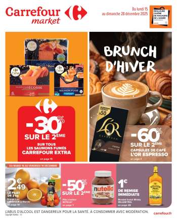 Catalogue Carrefour Market - 15/12/2025 - 28/12/2025.