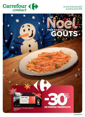 Catalogue Carrefour Contact - 16/12/2025 - 01/01/2026.