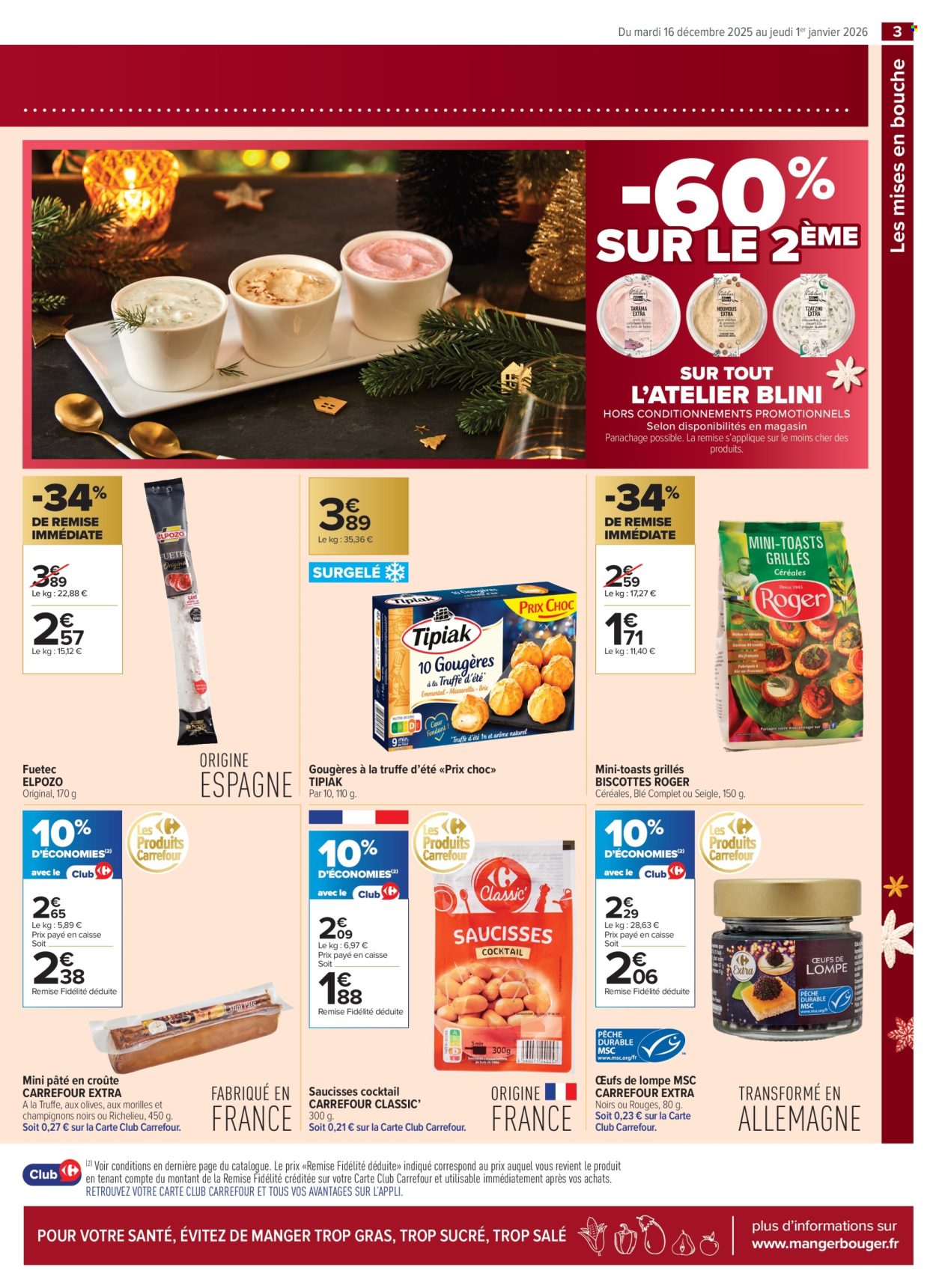 Catalogue Carrefour Contact - 16/12/2025 - 01/01/2026. Page 3