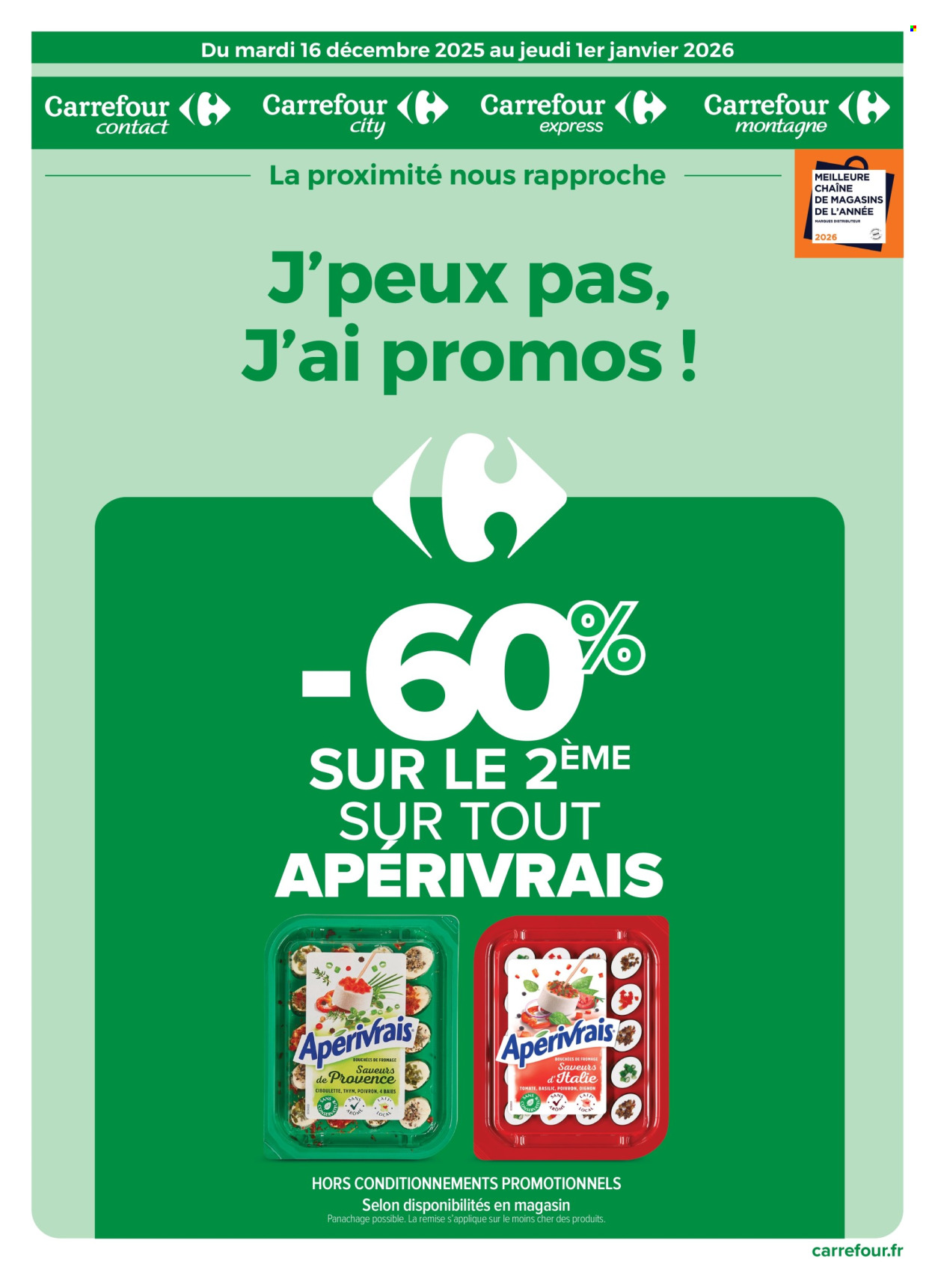 Catalogue Carrefour - 16/12/2025 - 01/01/2026. Page 1