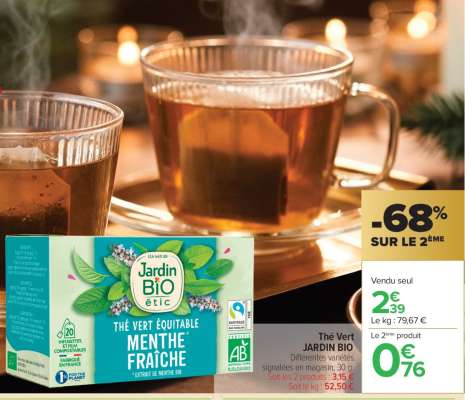 Thé Vert JARDIN BIO