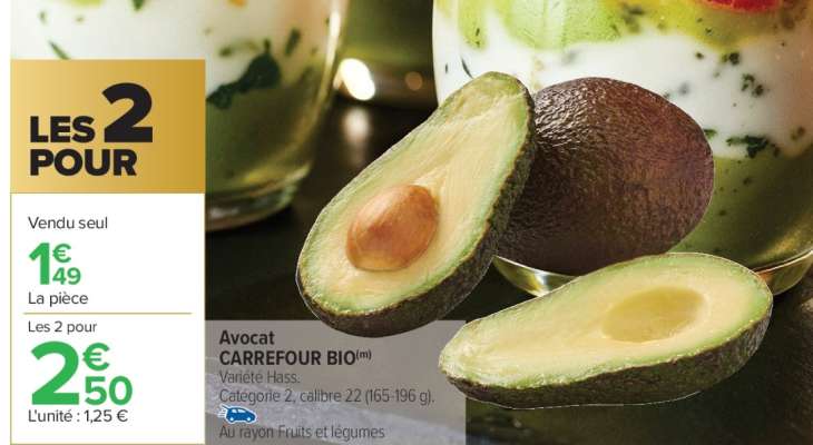 Avocat CARREFOUR BIO