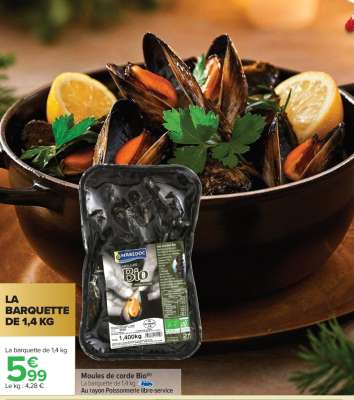 Moules De Corde Bio