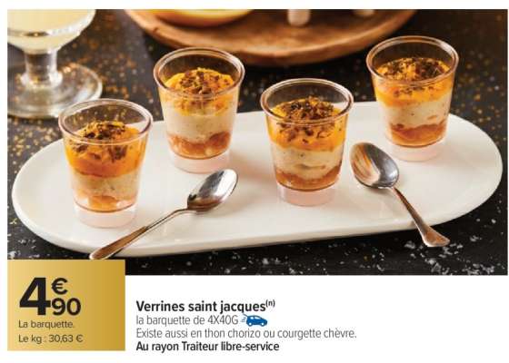 Verrines saint jacques