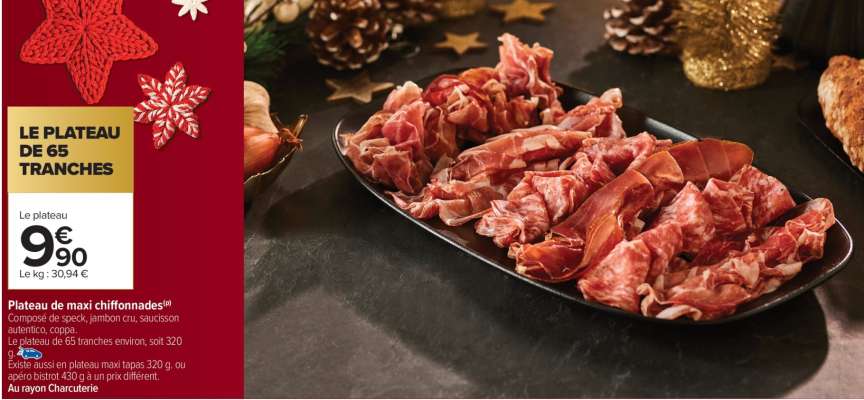 LE PLATEAU DE 65 TRANCHES