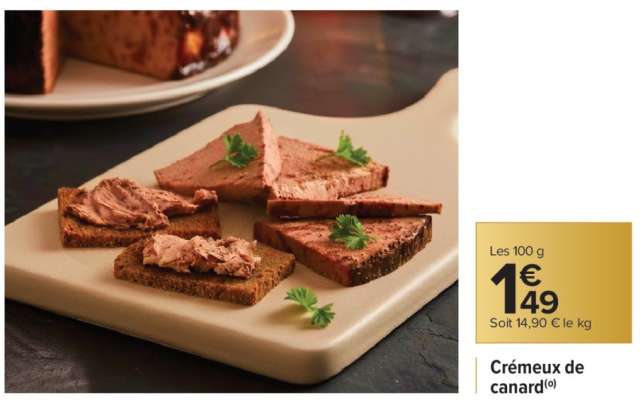 Crémeux de canard