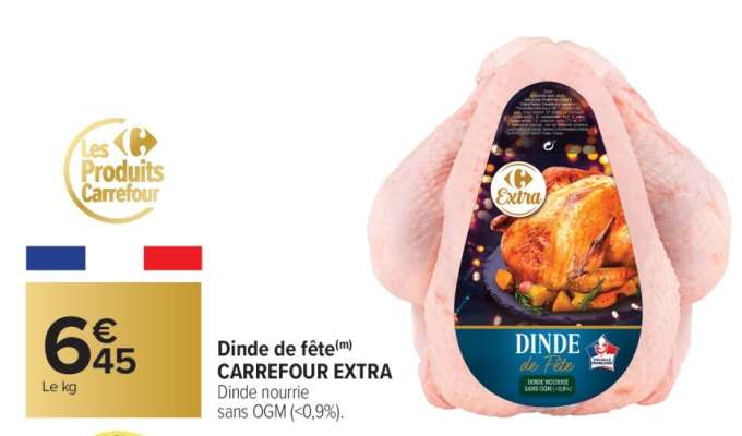 Dinde de fête CARREFOUR EXTRA