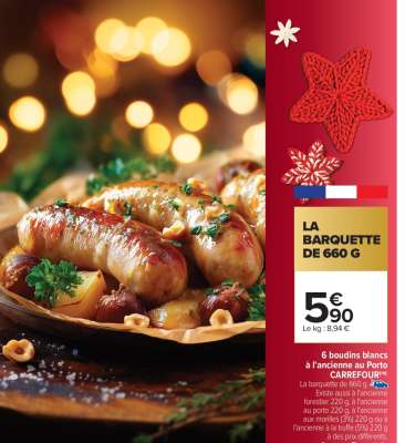 LA BARQUETTE DE 660 G