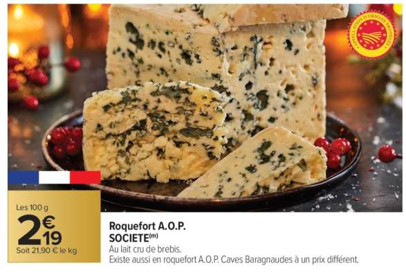 Roquefort A.O.P SOCIETE