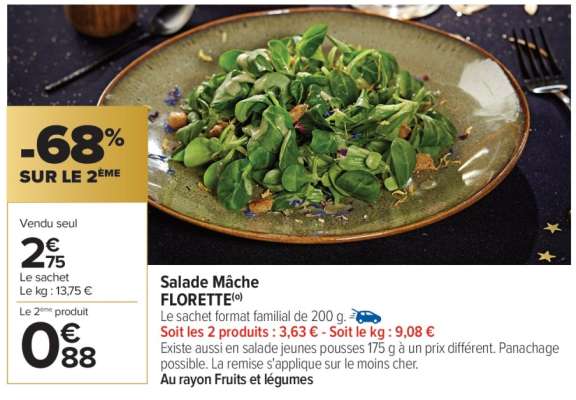 Salade mâche FLORETTE